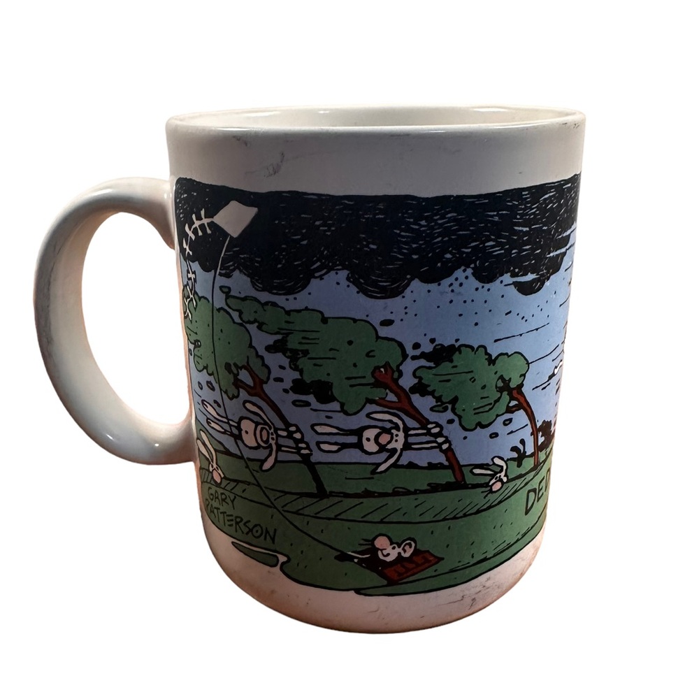 Thought Factory Comic Strip "Determination" Mug Japan